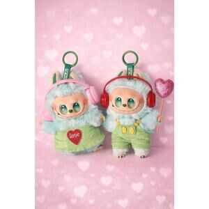 Labubu Valentine's Couple - Cute Dressed up Valentine's Lovers' Labubu - A
